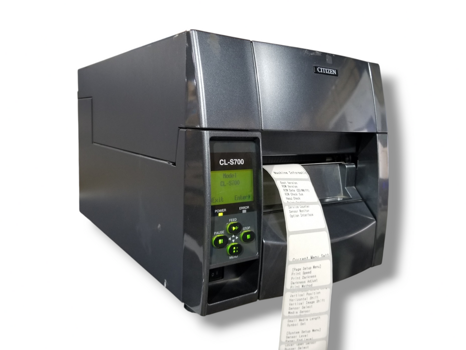 Citizen CL-S700 Thermal Label / Industrial Barcode Printer | JN12-M01 |