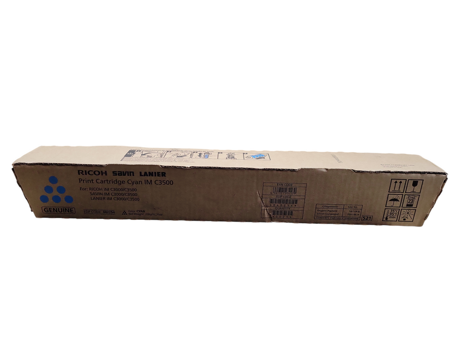 Genuine Ricoh Savin Lanier 842254 IM C3000 C3500 Cyan Toner Cartridge OPEN  Q!