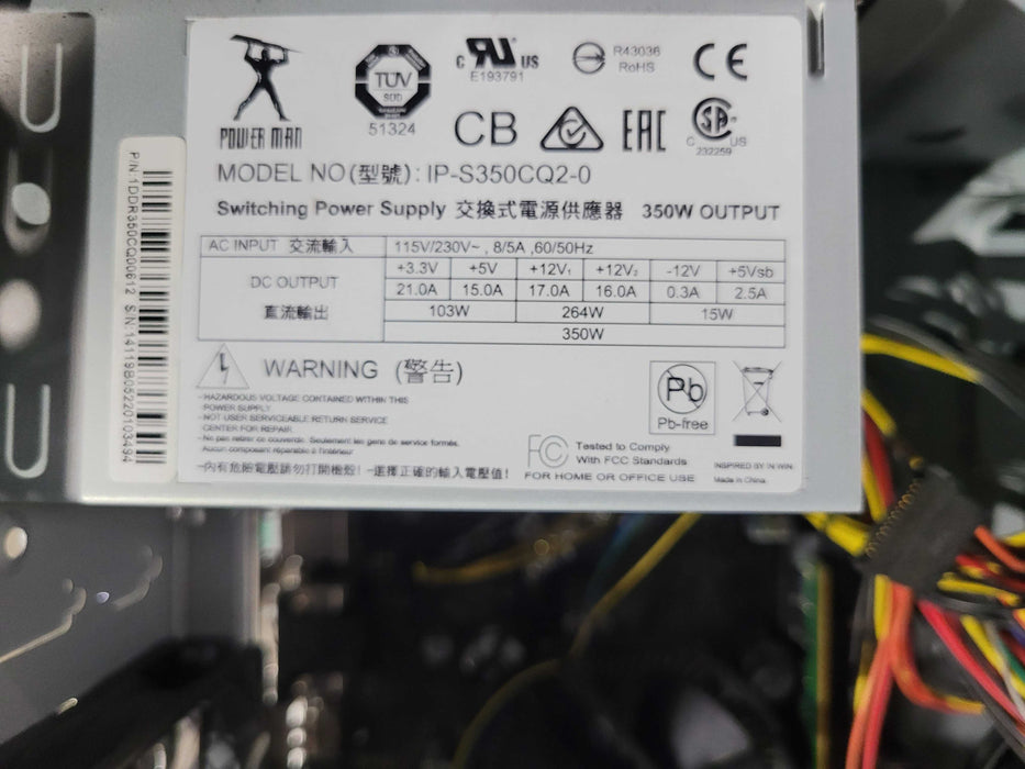 Custom PC/Asus PRIME H310M | i7-9700 @3.00 8GB DDR4 256GB NVMe