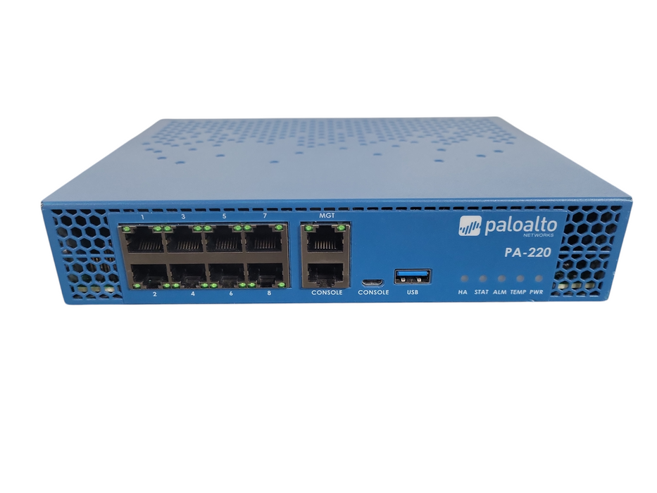 Palo Alto PA-220 Network Security Appliance Firewall | Factory Reset !