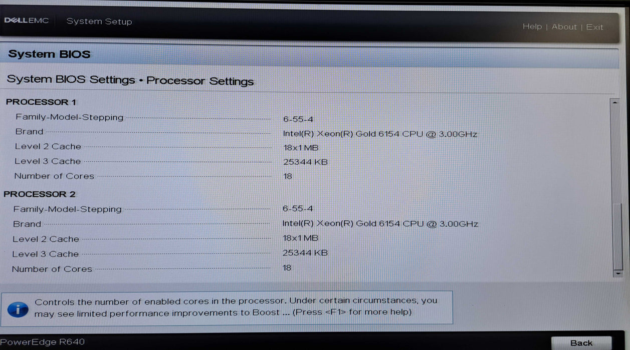 Dell R640 1U | 2x Xeon Gold 6154, 64GB DDR4, 2x 400GB SSD, H740P Mini, 10G