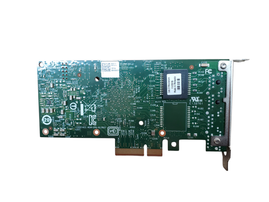 Dell Intel I350-T2 Dual Port 1Gbps Ethernet PCI-E Network Adapter 08WWC9