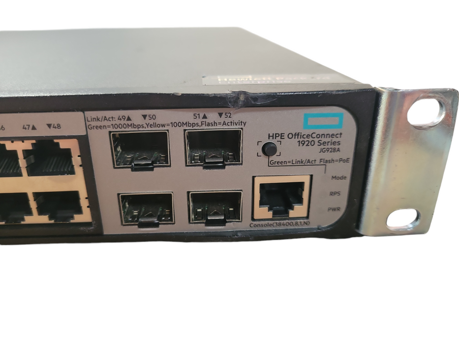 HP JG928A HPE OFFICECONNECT 1920 SERIES 48G PoE+ 370W 48-PORT SWITCH !