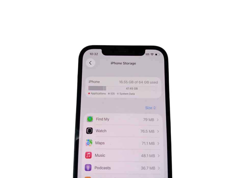 Apple iPhone 12 - 64GB - Midnight [A2402] Read