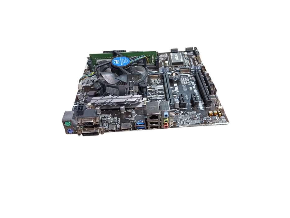 Asus H270M-Plus Motherboard Intel i5-7400 CPU 8GB DDR4 No I/O Shield