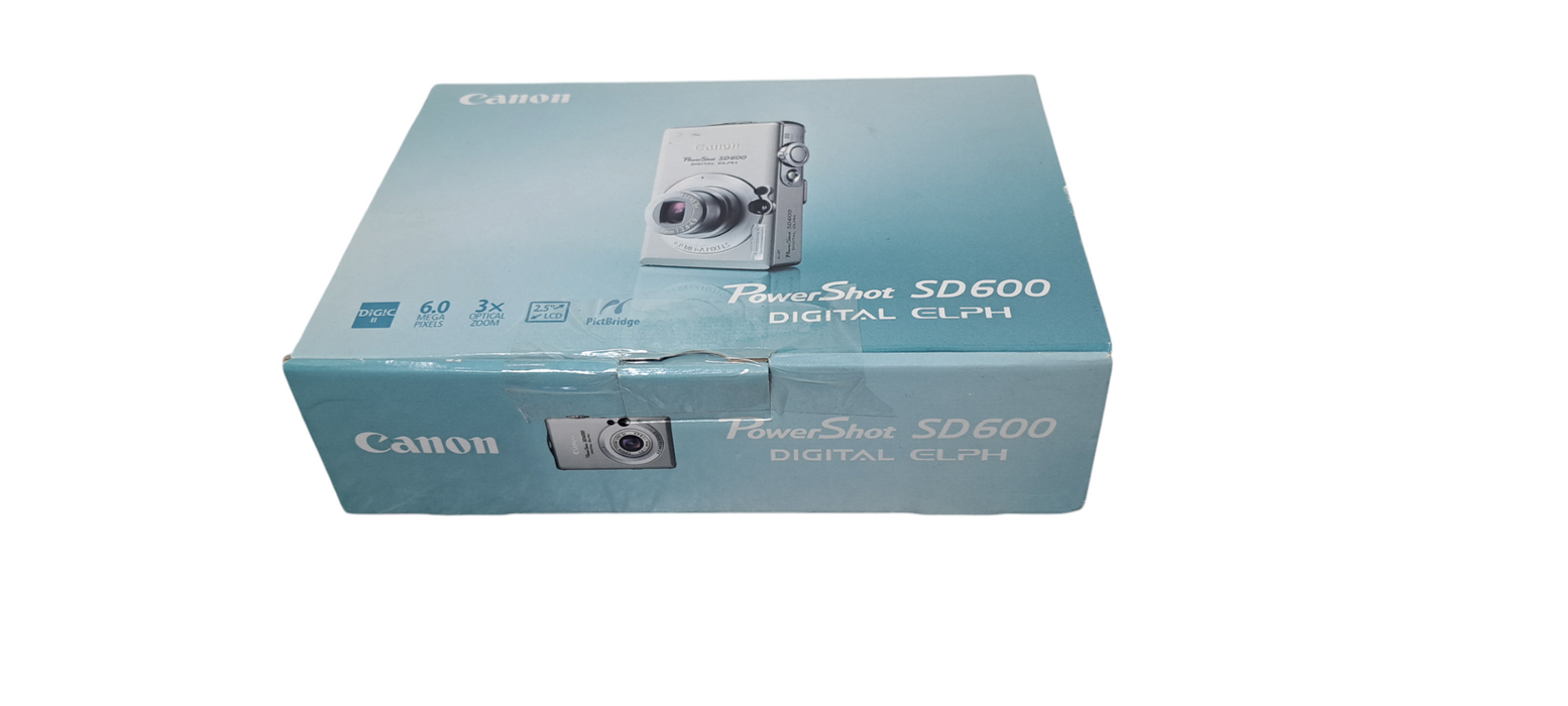 Canon PowerShot SD600 6MP Digital Elph Camera Optical 3x Zoom