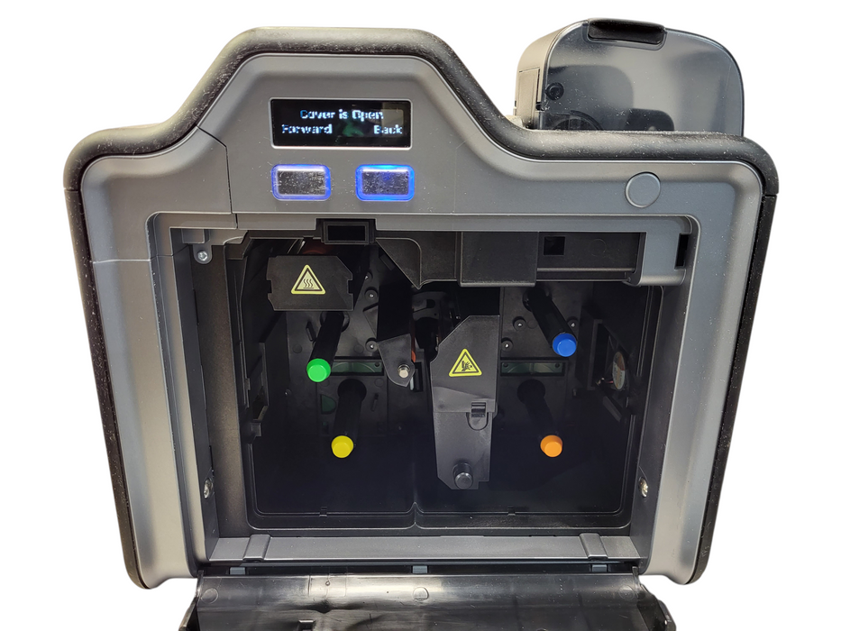 Fargo ID Card Printer HDP5000 High Definition Dual-Sided Color READ $