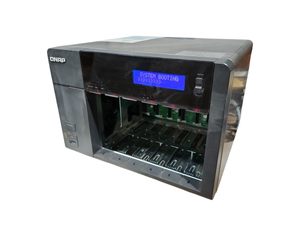 QNAP TS-653 Pro-8G 6-Bays NAS, No HDD & Caddies, READ — retail.era