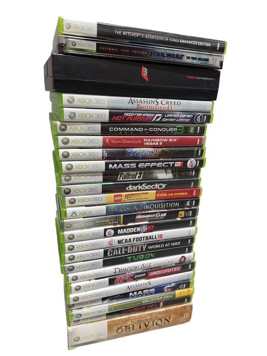 Bundle of 46  Random Titles Xbox 360 Video Games  =