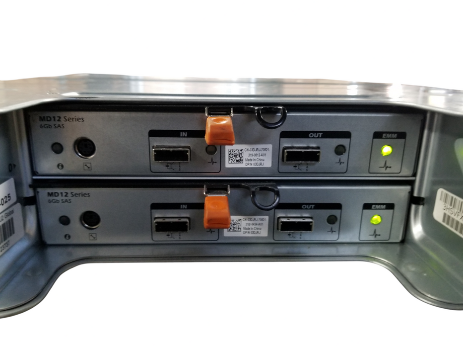 Dell PowerVault Storage MD1200 w/ 2x M12-6Gb-SAS Controllers 2x 600W PSUs