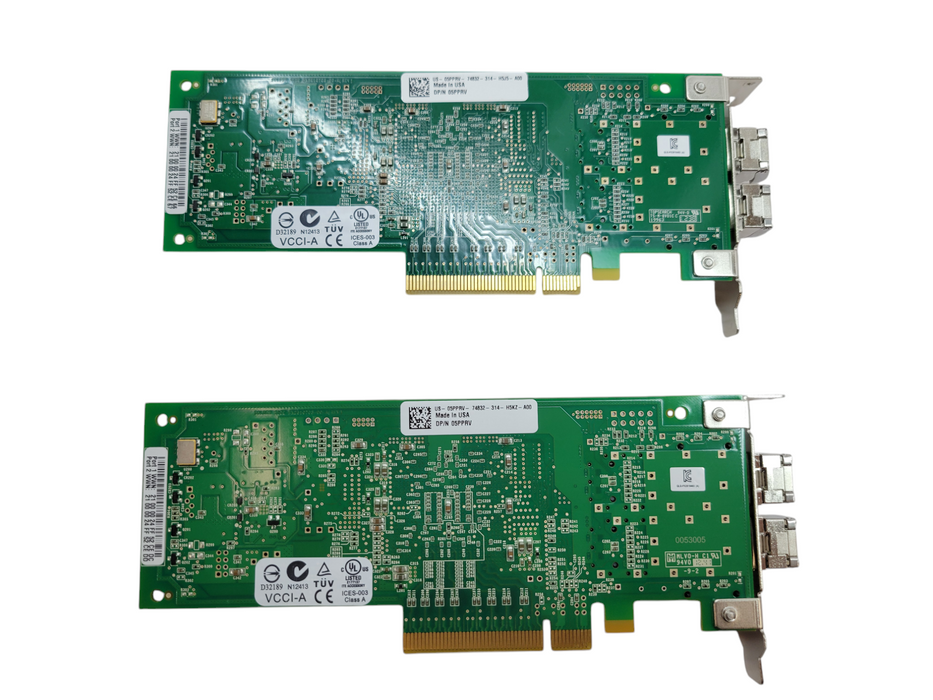 Lot of 2x - HP Dual Port 8.5Gbp/s Fibre Channel QLE2562 %