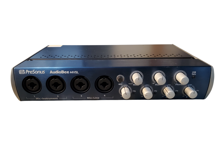 PreSonus AudioBox 44VSL USB Audio Interface 4x4 24-Bit Recording
