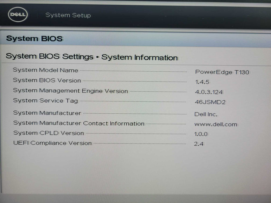 Dell PowerEdge T130, Xeon E3-1240 v5 @ 3.50GHz, 48GB DDR4, H730, No HDD !