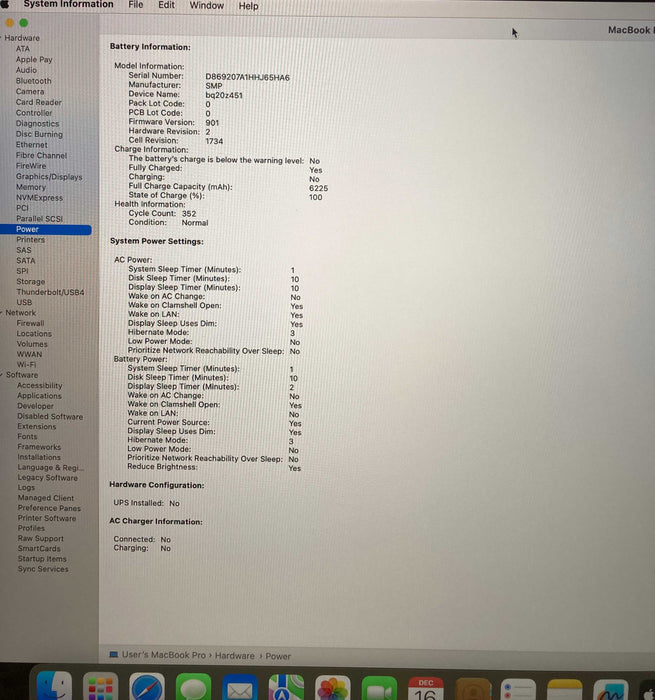 Apple MacBook Pro 15 2019 i9-9880H 32GB 512SSD Radeon Pro 560X GPU READ