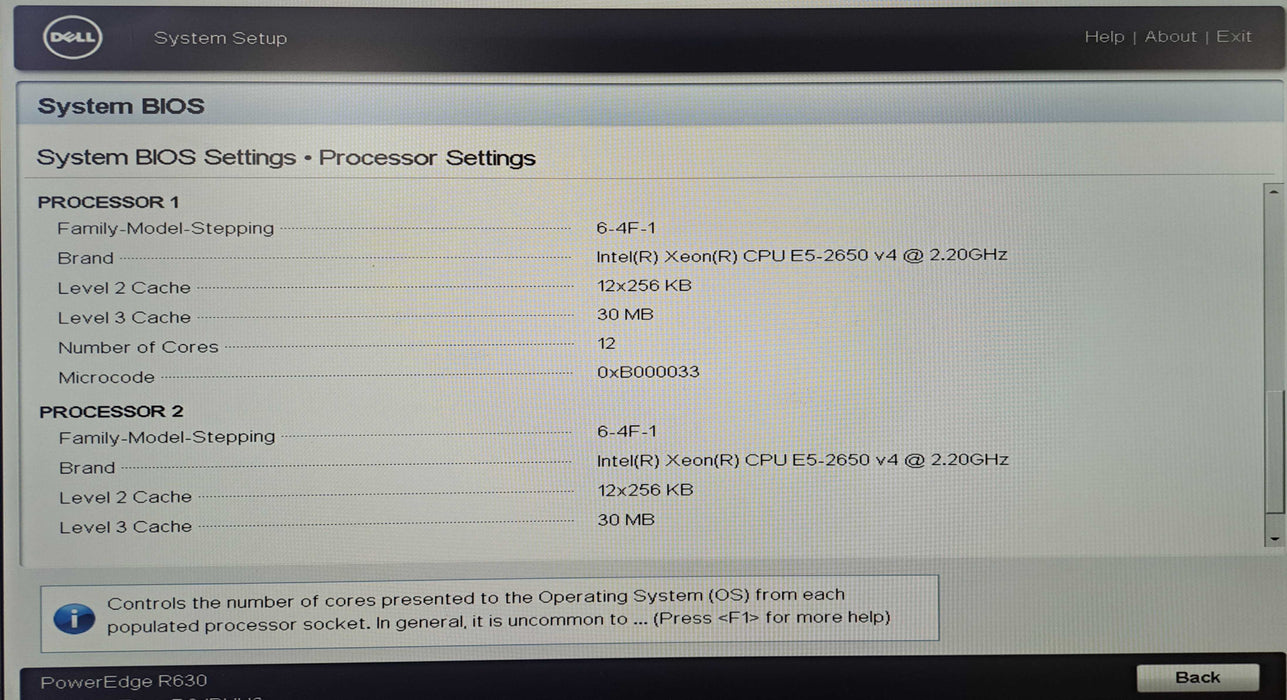 Dell PowerEdge R630 8x 2.5"| 2x Xeon E5-2650 v4 @2.2GHz, 32GB DDR4, 2x 750W )