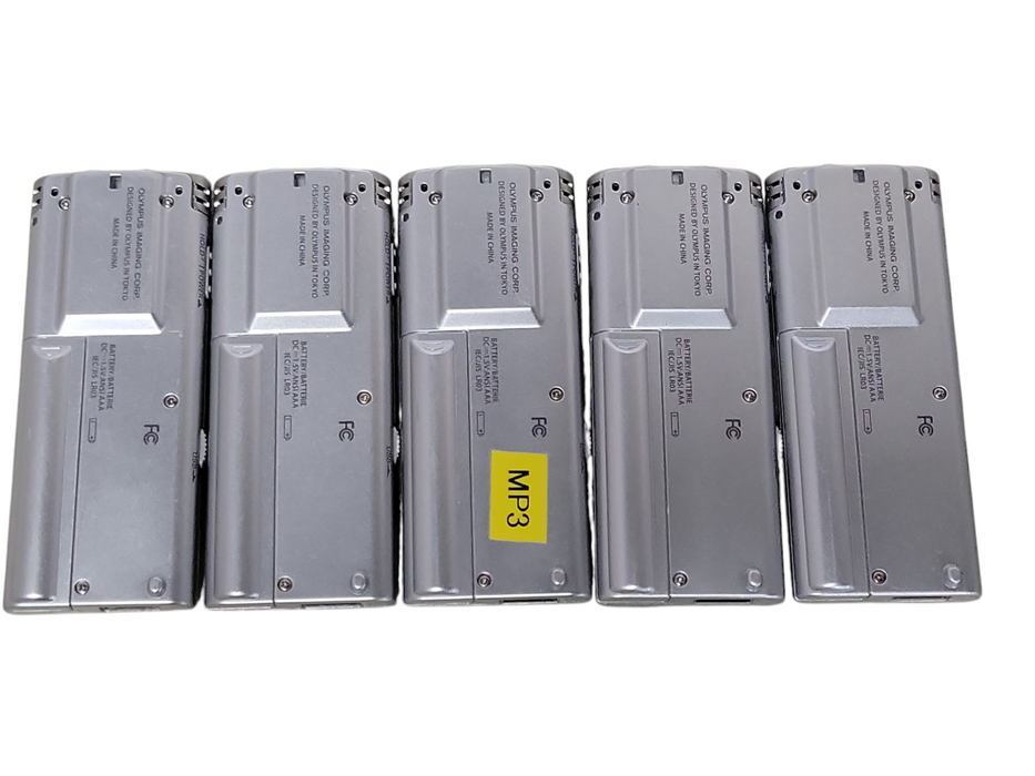 Lot of 5x Olympus Digital voice recorder WS-600S, READ _