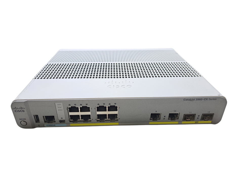 Cisco WS-C2960CX-8TC-L V04 | 8-Port Gigabit Managed Silent Switch | 2x SFP