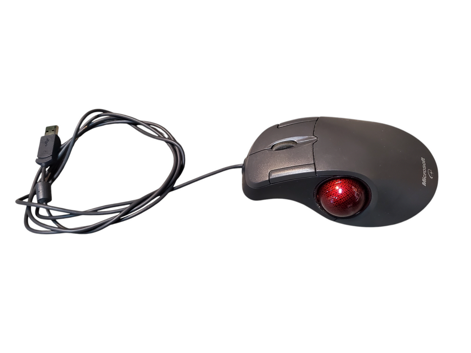 Microsoft Trackball Optical 1.0 X05-874575 Gray PS/2 USB Wired Mouse