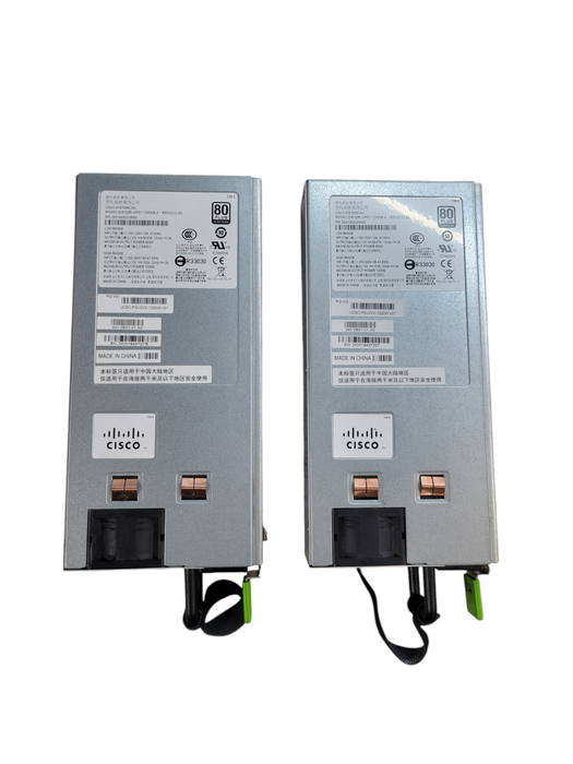 Lot of 2x - Cisco 1200W AC V2 Server Switching PSU (DPST-1200DB A) %
