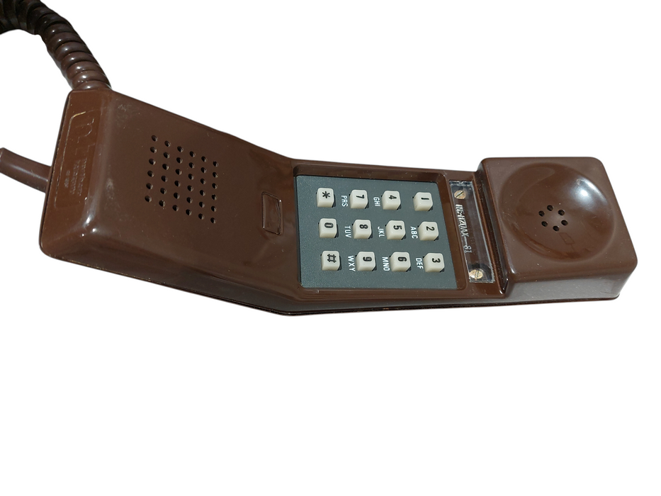 Vintage Northern Telecom Contempra Brown Telephone =