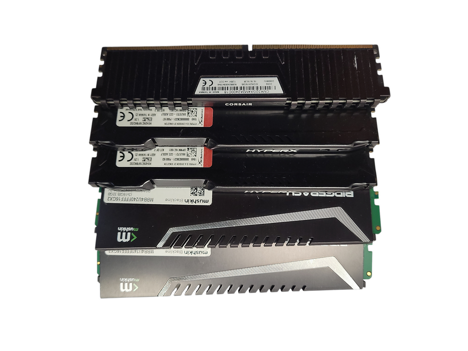 Lot of 5x Various brands 16GB PC4 Gaming/Desktop RAM $