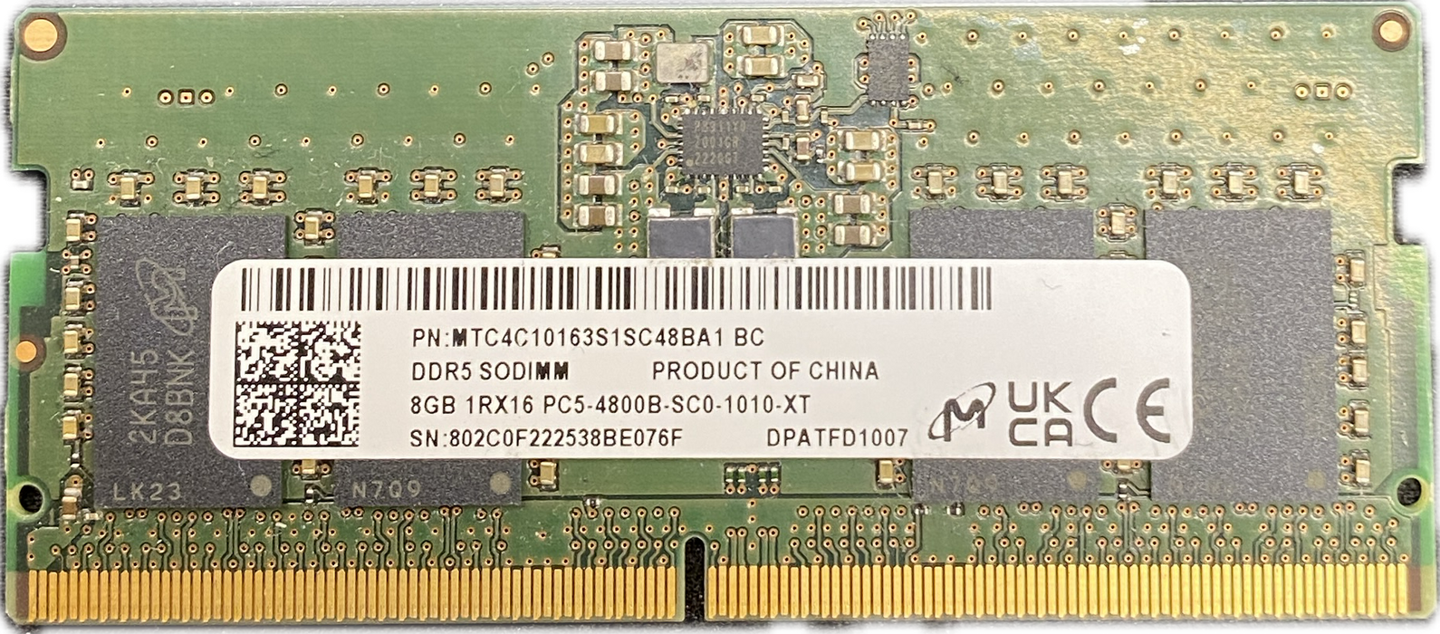 8GB DDR5 RAM PC5 Laptop Memory SODIMM Various Brands And Frequencies Q