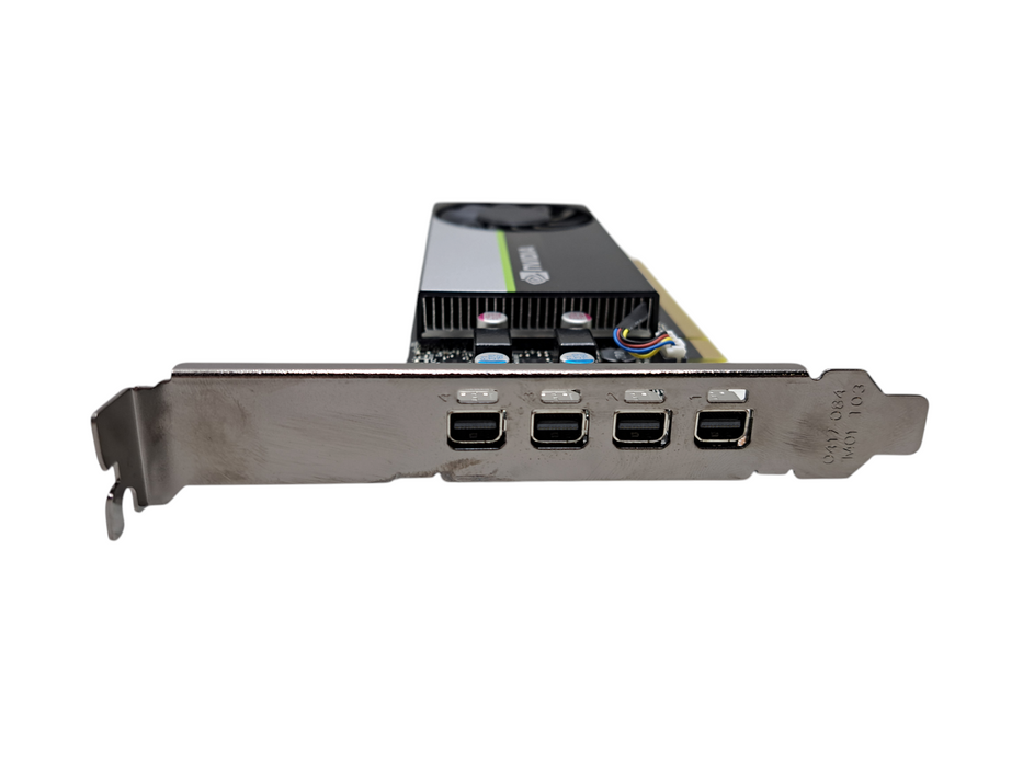 HP NVIDIA Quadro T1000 4GB GDDR6 PCIe Graphics Card | 4x MiniDP )