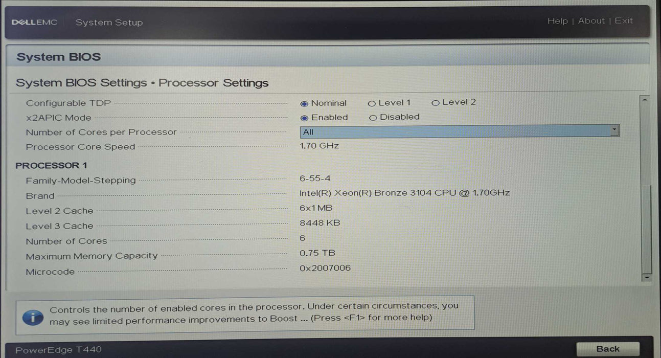 Dell PowerEdge T440 8x 3.5"| 1x Xeon Bronze 3104, 16GB DDR4, H730P, 2x 495W )