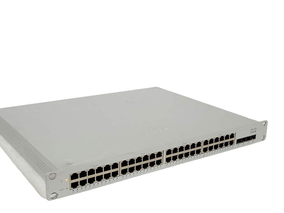 Cisco Meraki MS220-48LP-HW 48-Port 4-SPF PoE Gig cloud Switch Unclaimed _