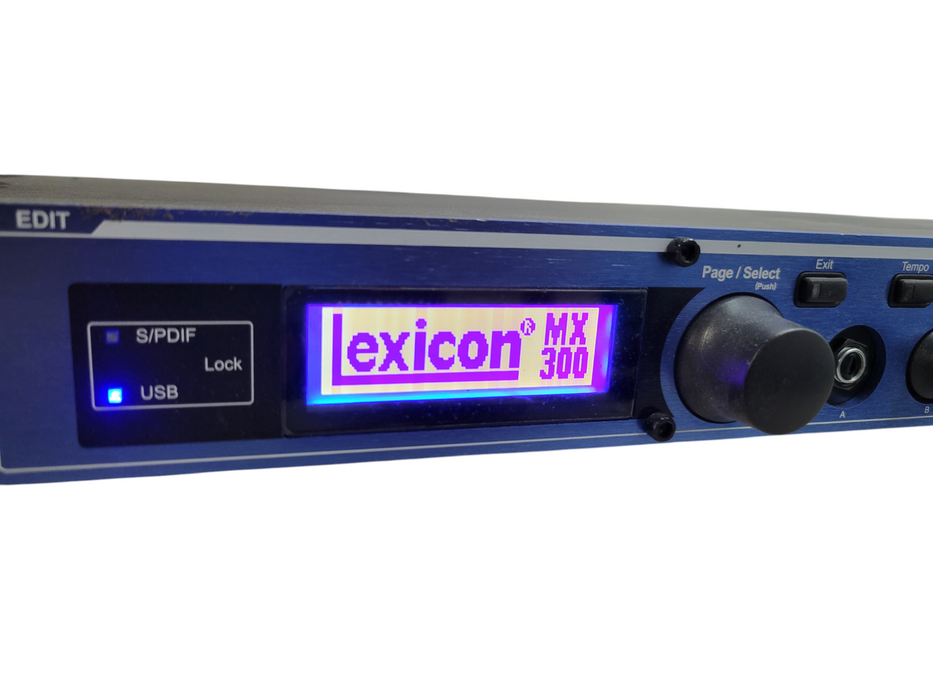 Lexicon MX300 Stereo Reverb/Effects Processor % — retail.era