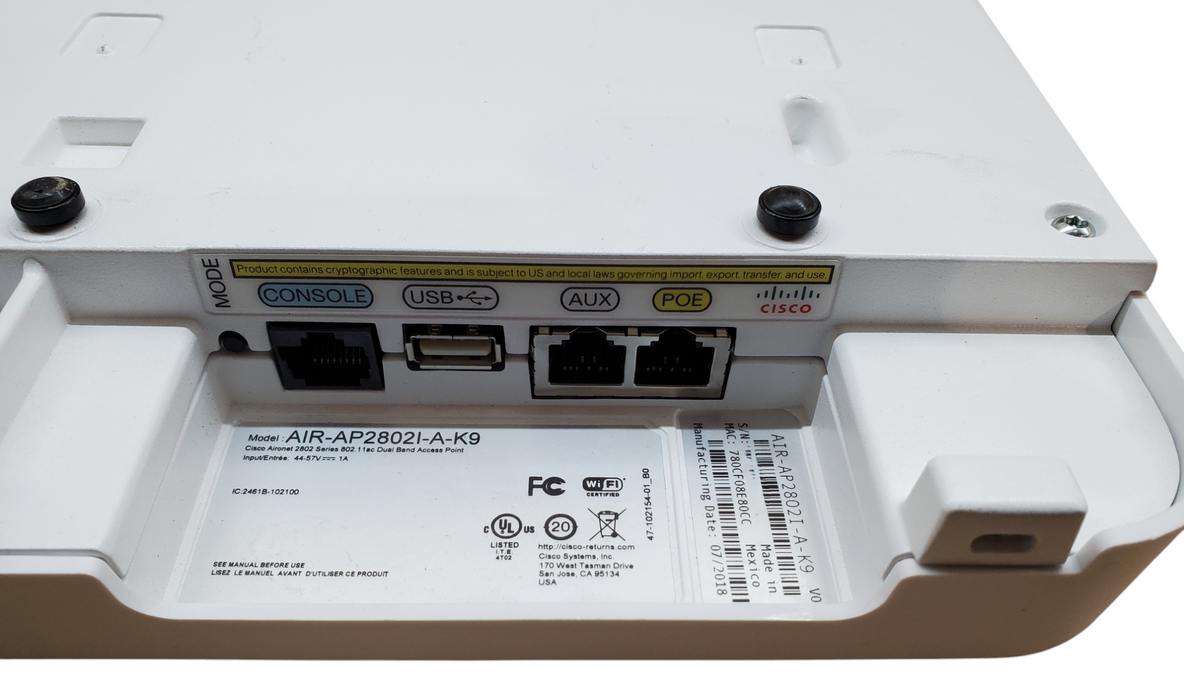 Cisco 2802I Wireless AP | AIR-AP2802I-A-K9 | *READ*