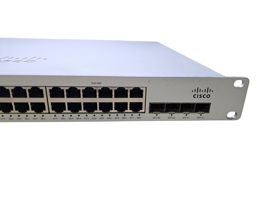 Meraki MS220-48FP-HW | 48-Port Gigabit PoE Cloud Managed Switch UNCLAIMED