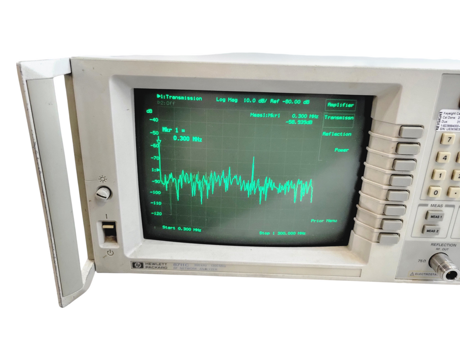 HP 8711C 300kHz-1300MHz RF Network Analyzer (READ) %