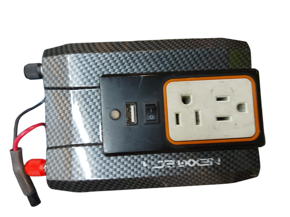Nexxtech dual outlet 400W power inverter Car Plug Adapter - 2218179