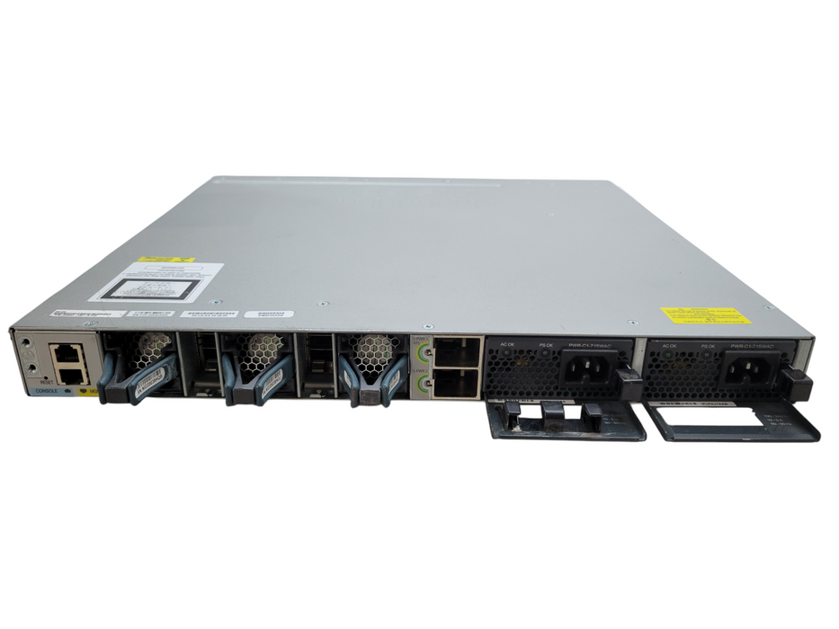 WS-C3850-48P-S V06 | 48-Port Gigabit PoE Switch w/ C3850-NM-4-10G 2xPSU %