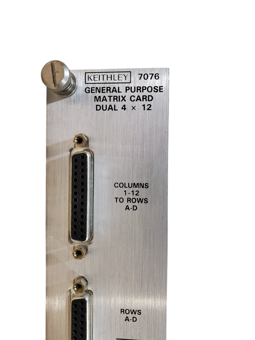 Keithley 7076 General Purpose Matrix Card Dual 4x12 *READ*