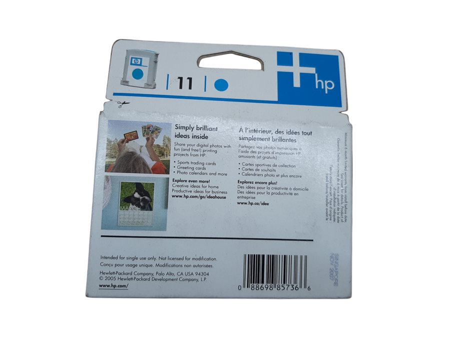 New Genuine HP 11 Cyan Ink Cartridge C4836AN