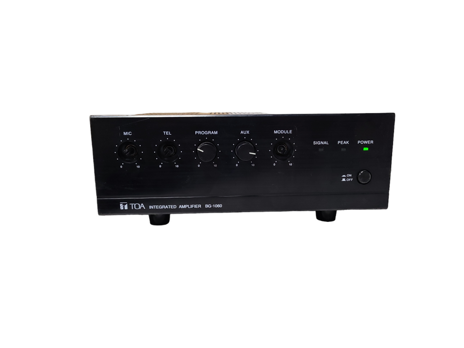 TOA Integrated Amplifier BG-1060, READ