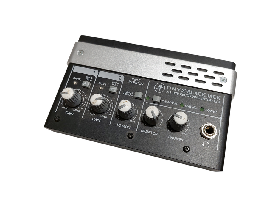 Onyx Black Jack 2x2 USB Recording Interface No Adapter  =