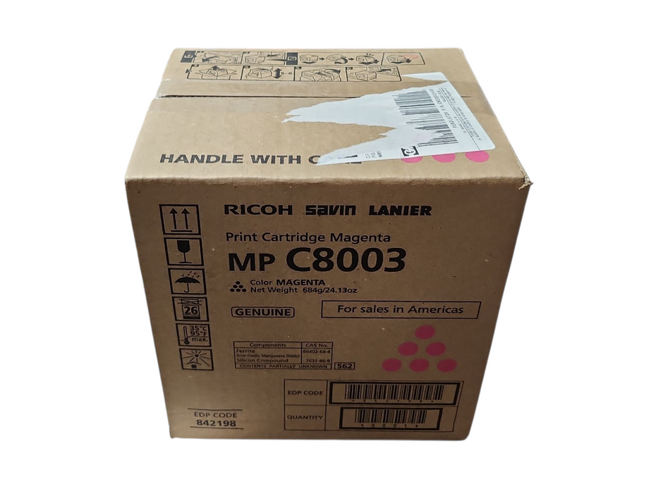*NEW SEALED* Ricoh Savin Lanier MP C8003 Magenta Print Cartridge