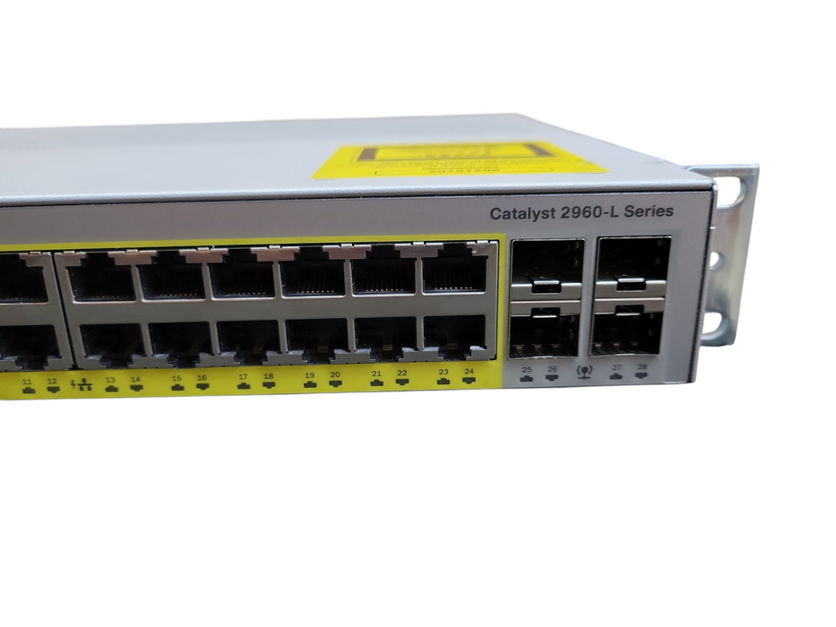 Cisco WS-C2960L-24PS-LL | 24-Port Gigabit PoE+ Silent Managed Switch !