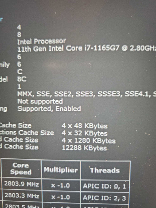 Lenovo ThinkPad E14 Gen 2 TOUCH Core i7-1165G7@2.80GHz 16GB RAM 256GB SSD  Lap200