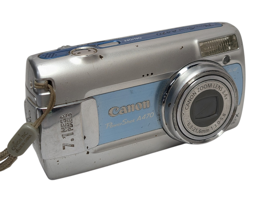 Canon PowerShot A470 AiAF 7.1 Mega Pixels PC1267 Digital Camera  -