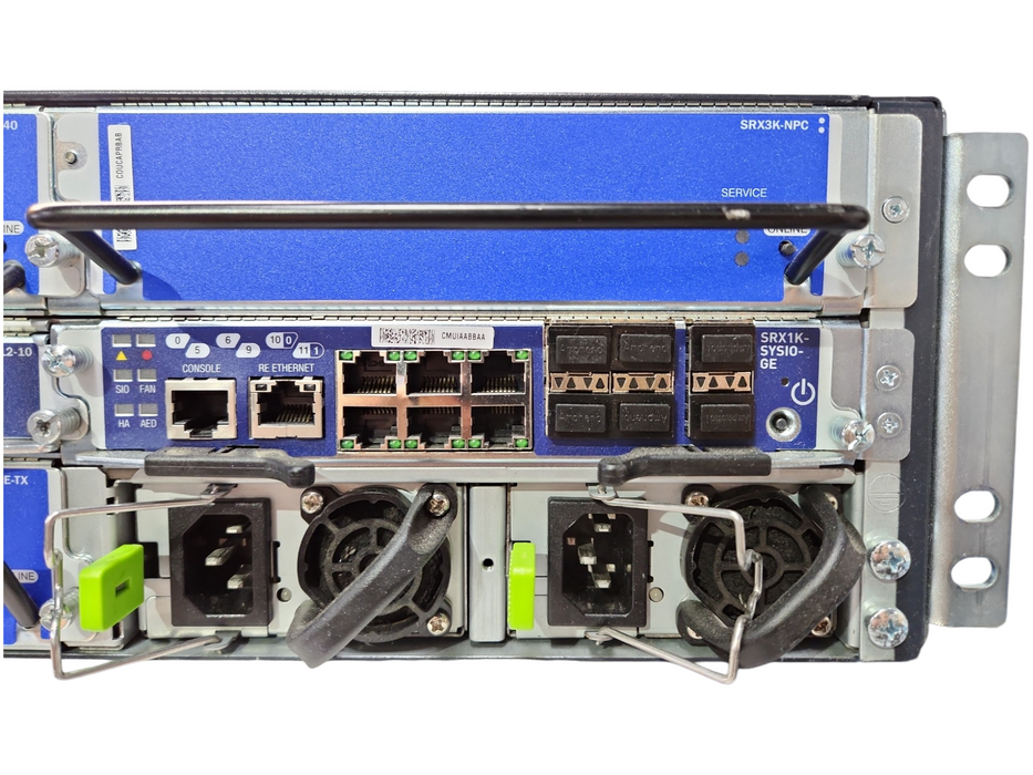 Juniper SRX1400 Managed Ethernet Chassis w/ SRX1K-RE-12-10, SRX3K-16GE-TX