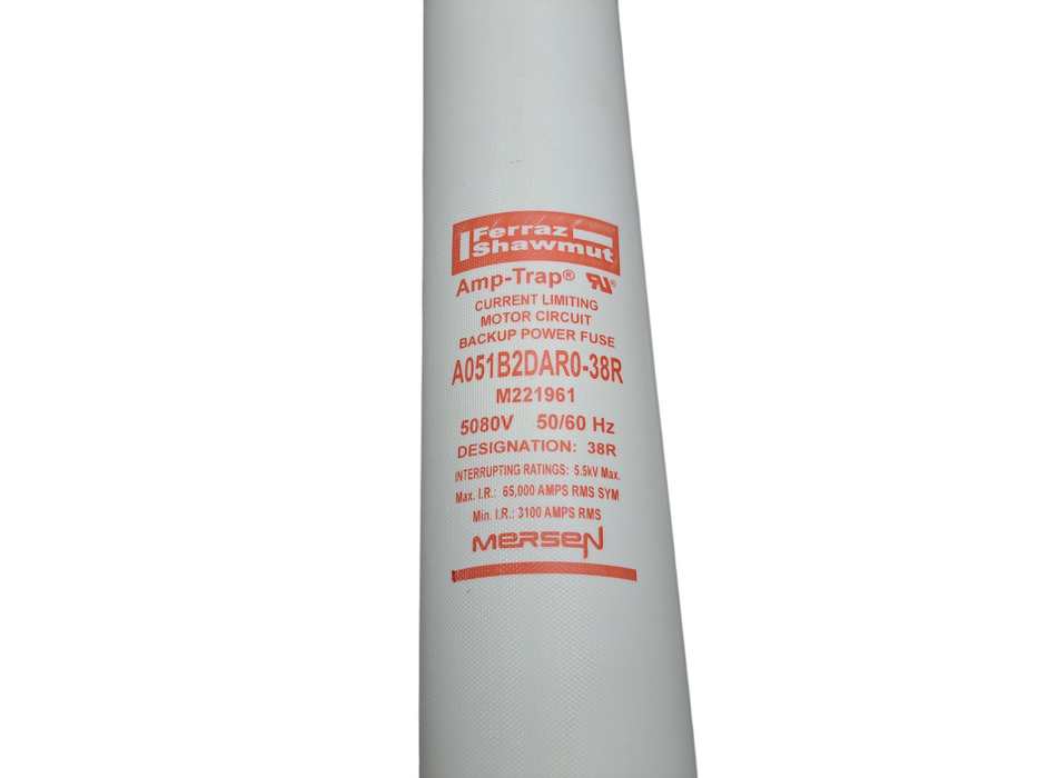 Mersen A051B2DAR0-38R 5kV R-Rated Motor Fuse | Amp-Trap Bolt-On