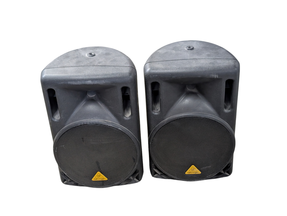 PAIR Behringer EuroLIVE B210D Active 200-WATT 2-WAY Speakers PLEASE READ  -