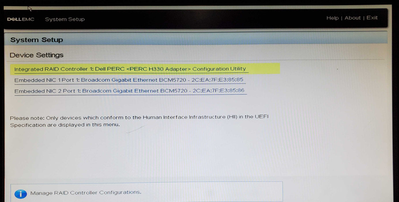 Dell PowerEdge R340 1x Xeon E-2124 16GB DDR4 H330 - No HDD