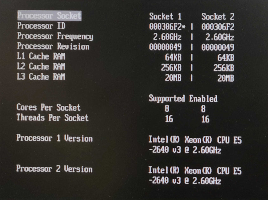 Lenovo 5462-AC1 - 2x Xeon E5-2640 v3 32GB DDR4 M5210