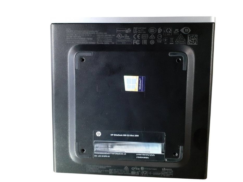EliteDesk 800 G3 i7-7700T @ 2.90GHz 32GB DDR4 256GB NVMe