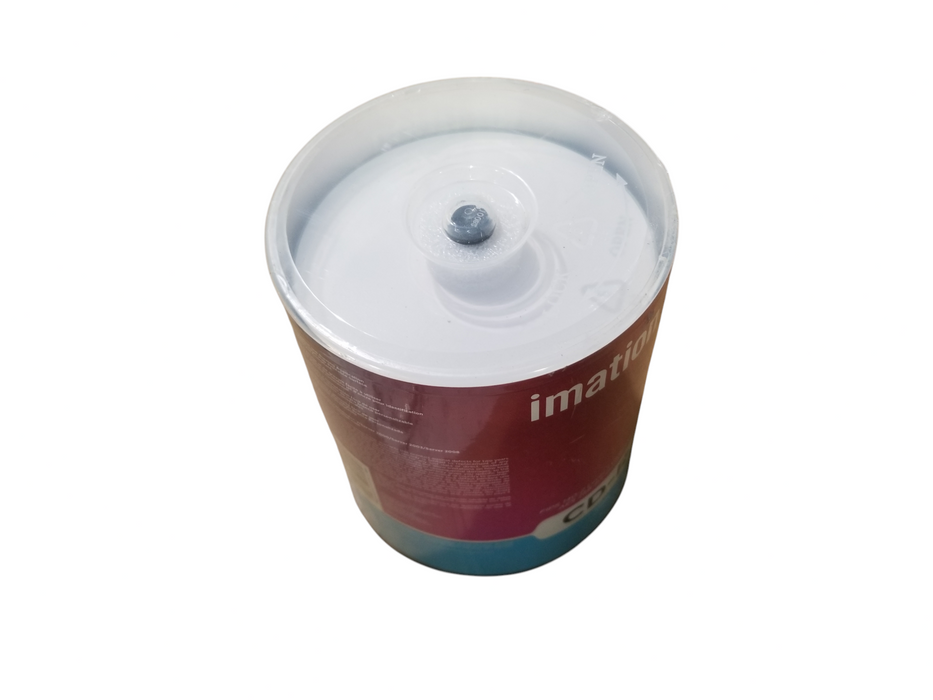 100 Pack Imation CD-R 52X 700MB/80Min Blank Media Recordable Disc sealed pk Q